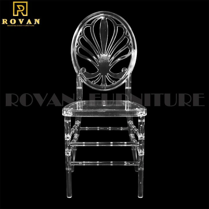 plastic flower wedding chair