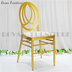 Vjenčana stolica Gold Meal Iron Phoenix Chiavari